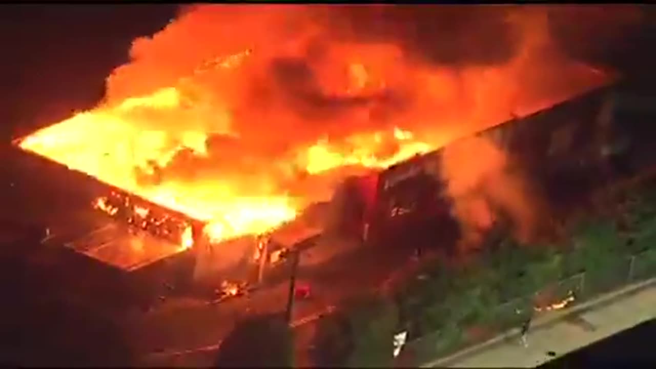 June 13, 2020: BLM Rioters Burn Down An Atlanta Wendy's After Death Of Rayshard Brooks