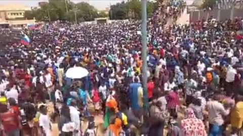 Massive demonstrations are underway as Niger celebrates Independence Day 🇳🇪