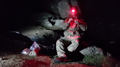 Settong the Lavier up for a night vlog Sadle Tor. Dartmoor