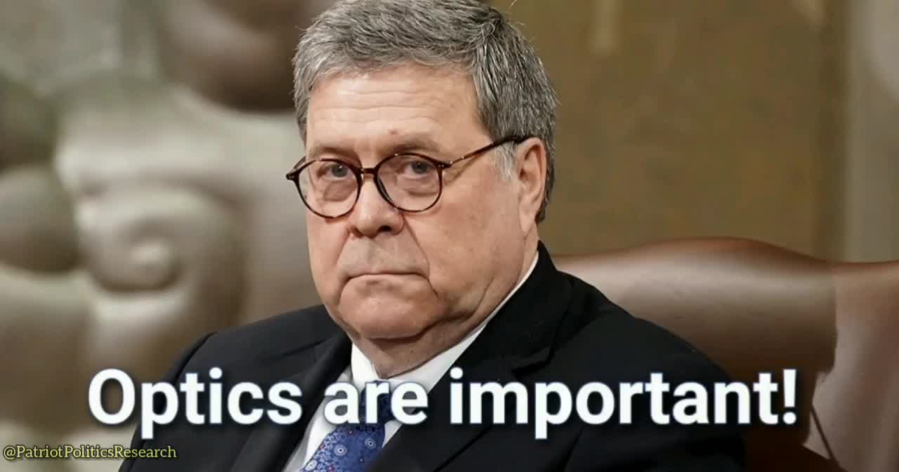 OPTICS: The BILL BARR 'Streisand' EFFECT regarding: 2000 Mules - Trust Barr Compilation