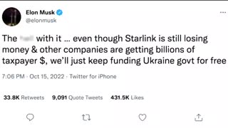 Musk: SpaceX will keep funding Starlink for Ukraine