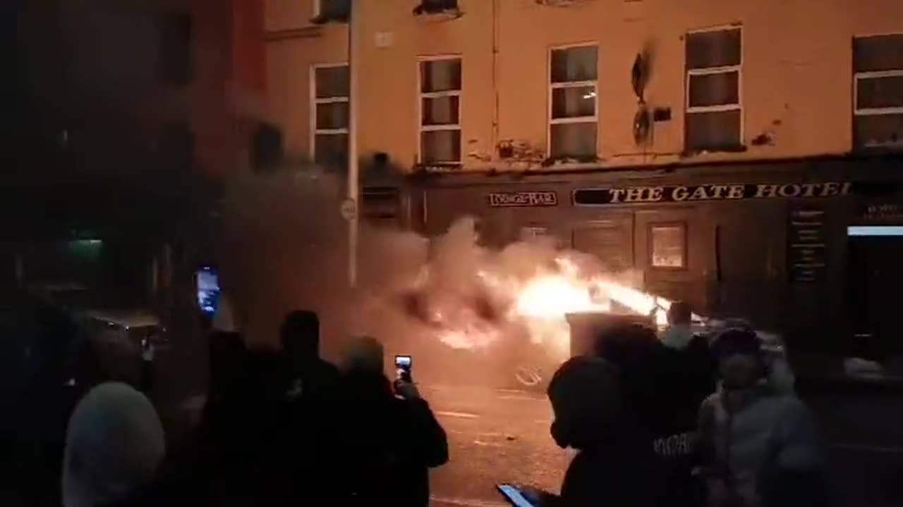 Anger erupts in Dublin after knife attack on children