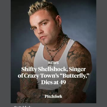Rip to frontman lead singer shifty shellshock from crazytown 🕊🙏6/25/24