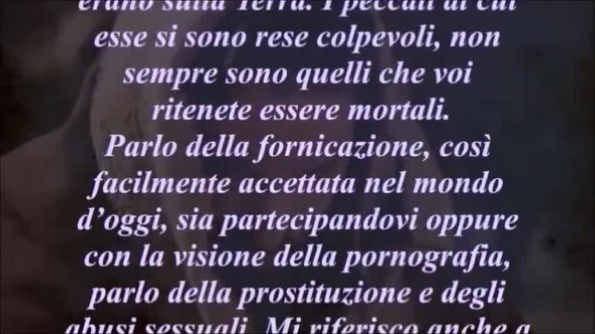 Fornicazione, porn....... e prost..... sono tutti peccati mortali!!