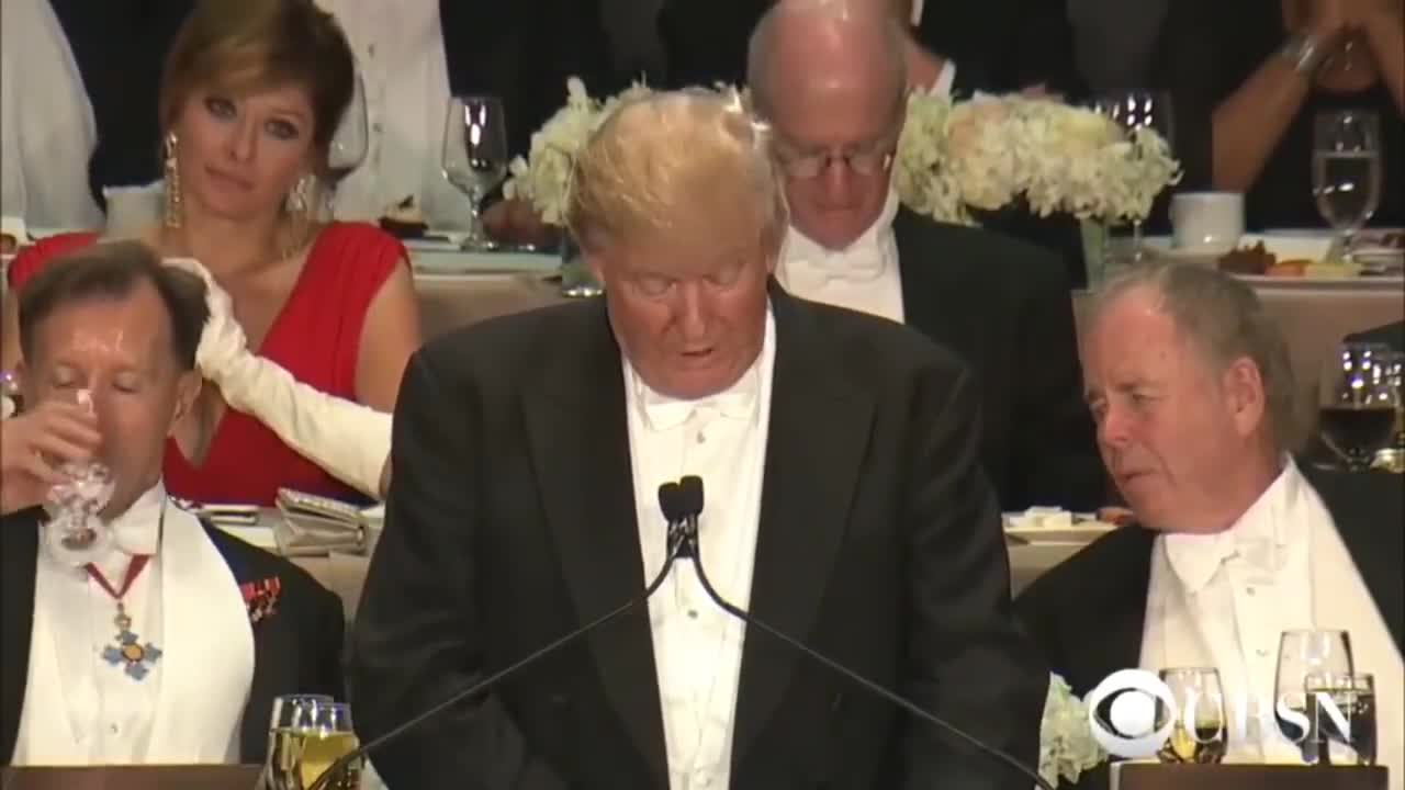 They Invited Trump to Tell Jokes. Instead, He Told The Truth Right to Their Faces
