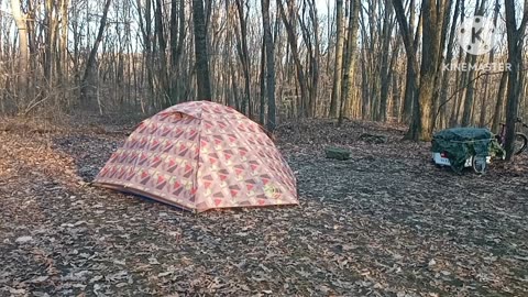 Camping off the towpath trail ⛺