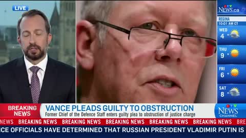 Retired Gen. Jonathan Vance pleads guilty to obstruction of justice charge