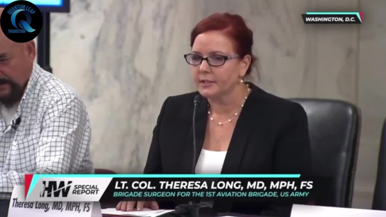 LE LIEUTENANT-COLONEL THERESA LONG, ALERTE SUR LA VACCINATION