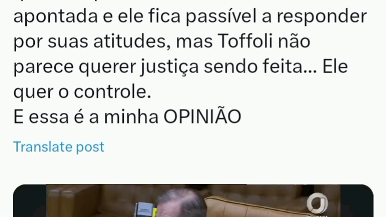 O absurdo argumento do Toffoli para derrubar os artigos 19 do marco civil da internet...