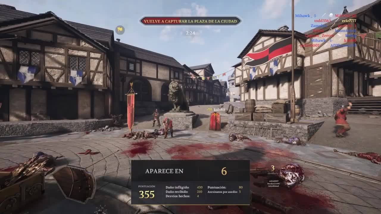 Chivalry2 masacre en la plaza