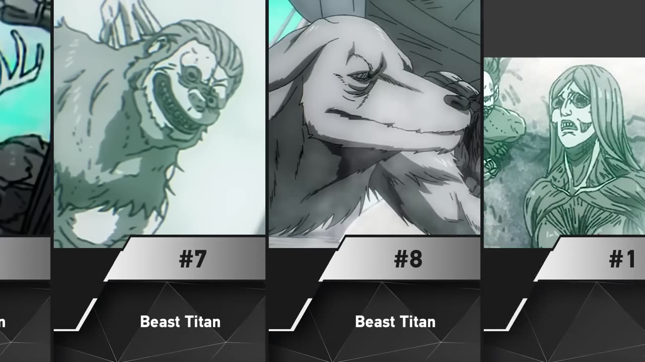 All Summoned Titans of Ymir Fritz from Attack on Titan