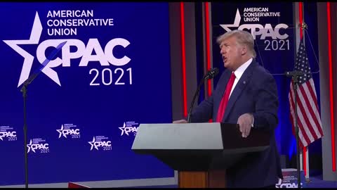 Donald Trump Speaks at CPAC 2021 skip to time 1:17:21