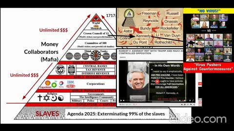 Some NWO puppets in the media promoting the fake virus, the vaccine poison and other distractions
