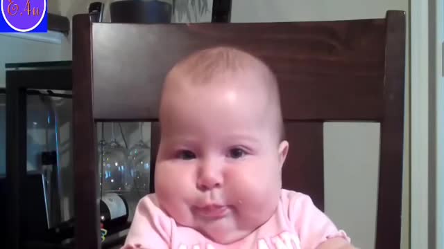 Chubby baby cutiepie funny reaction😍