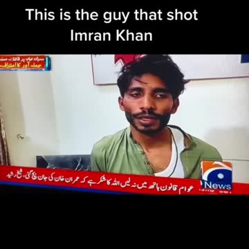 The guy that shot imran khan #imrankhan