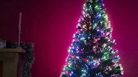 2ft Green Multi-Coloured Fibre Optic Christmas Tree - Brighten Your Holidays!