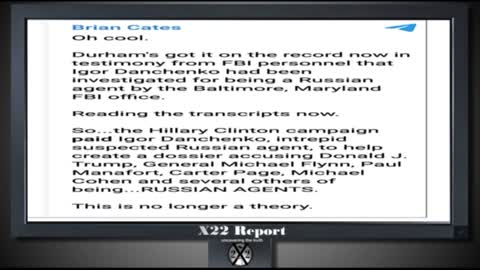 X22 Report vom 14.10.2022 - Durham gibt den Weg vor - 16-Jahres-Plan aufgedeckt