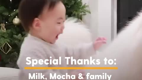 Dog does the sweetest thing every time she hears her baby sister cry