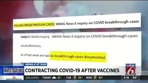 Fully vaccinated, has the virus.