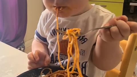 Baby Dinner Time 🤩🥰 #baby #food #rumble
