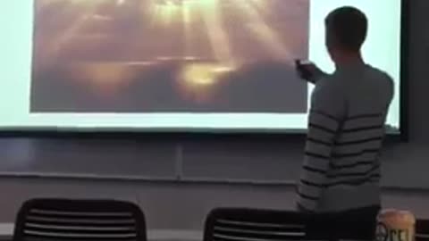 A student proves flat earth in geology class???