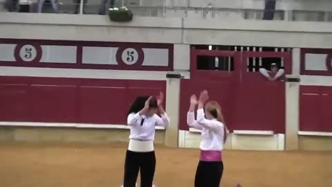 Bullfighting funny videos awesome girls bullfighting