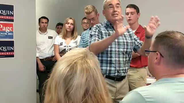 Maine's US Congressional Candidate, Bruce Poliquin, rally's the "American Majority".