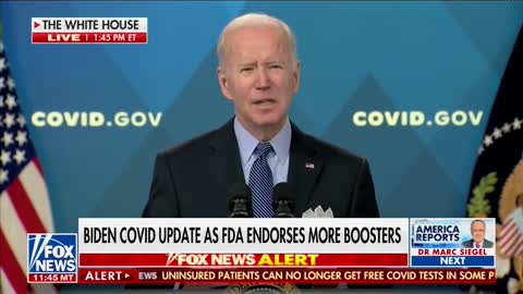 Biden Complains Fed. Government is Running Out of Covid Cash