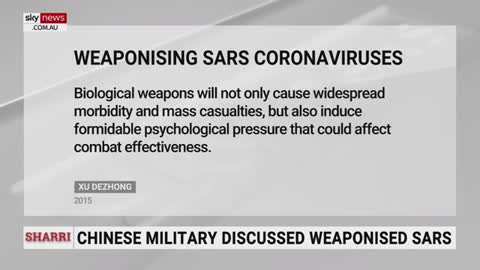 Chinese document discussing weaponising coronaviruses provides chilling info