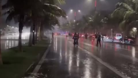 rainy night