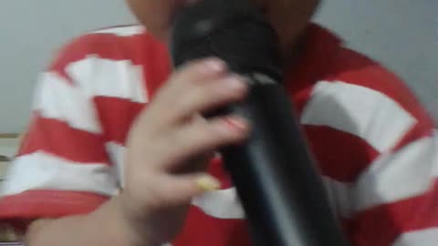 Puppy learns to sing
