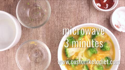 Healthy Keto Broccoli and Cheddar Frittata #shorts #Youtubeshorts