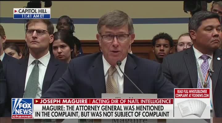 Maloney questions acting DNI in whistleblower hearing