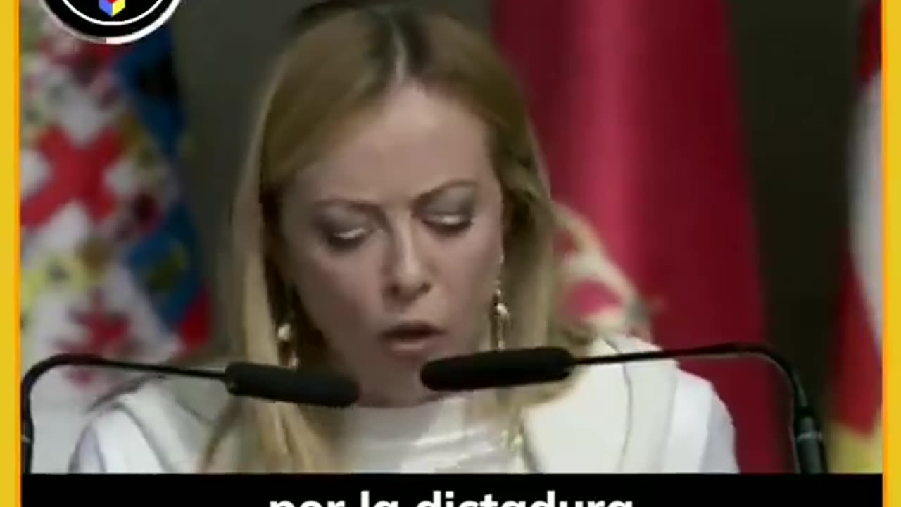 Georgia meloni: Tudo que nos indentificar está sendo atacado.