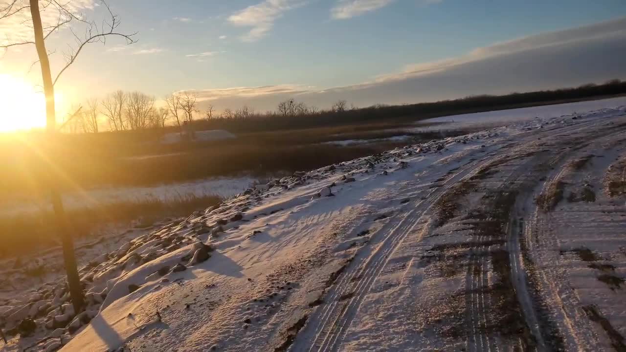 The sounds of Three Below Zero as the sun sets on the mash