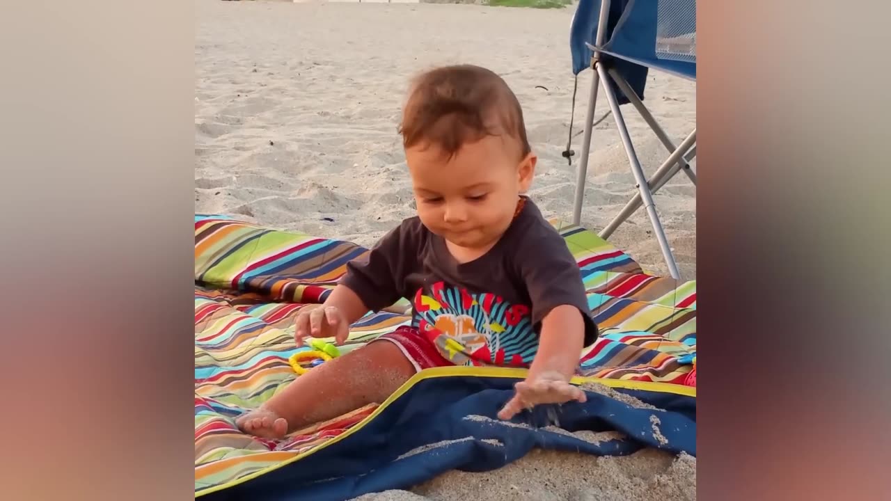 Funny Baby Videos - Joyful Baby Babbles And Cuddles