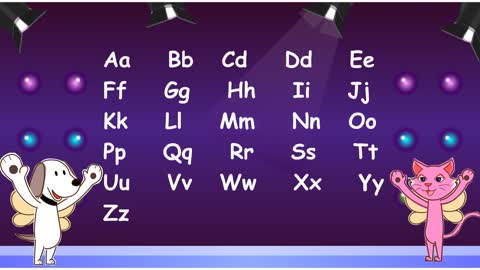 English Singsing-ABC Alphabet&Words-Color Song