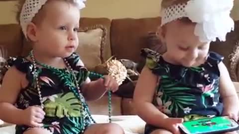Kids loving sister