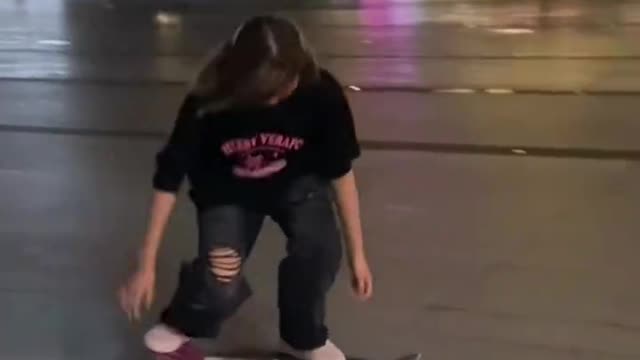 Skateboarding on the street