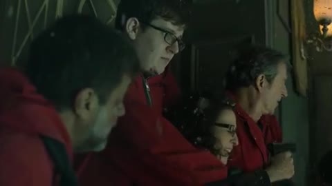 Money Heist gunfire sence