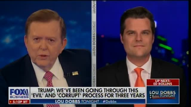 Matt Gaetz doesn't see difference between GOP Sen. Mitt Romney and Democrats