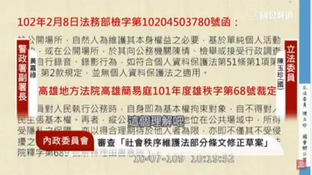 台灣民眾在警察執行勤務時，可以自行錄音、錄影