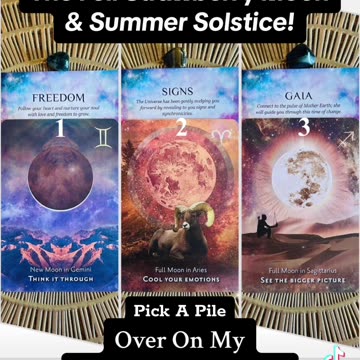 Expectations For The Full Strawberry Moon & Summer Solstice!🍓🌕🌞 (Pick A Pile)