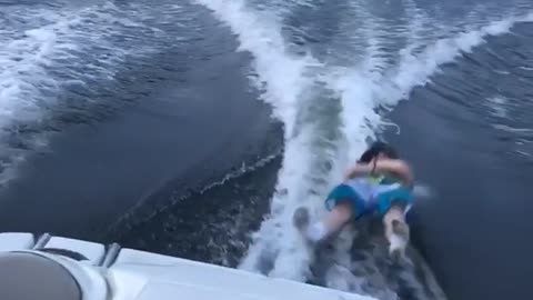 The boat is lava