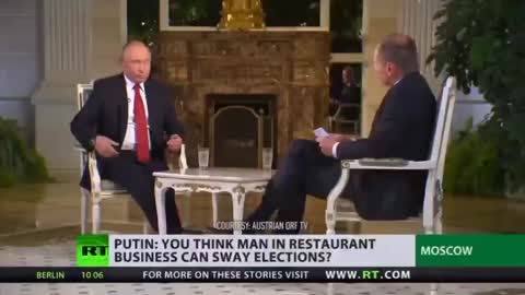 Putin talking about Soros in 2018.