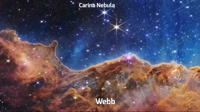 James Webb Telescope's all image compared with Hubble telescope images.