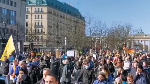 Berlin, Germany Comes Out Strong Against Scholz's COVID Regime and the WEF Agenda