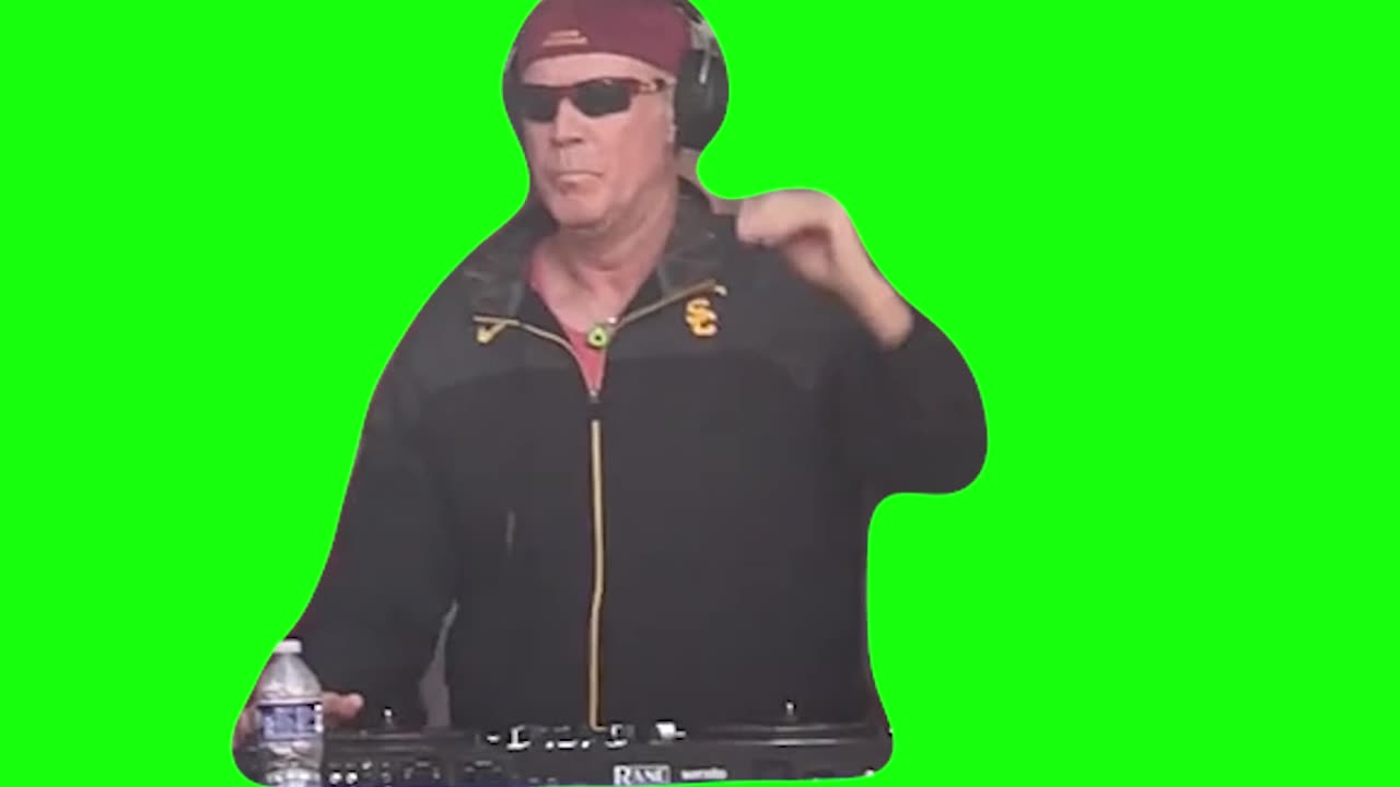 DJ Will Ferrell | Green Screen