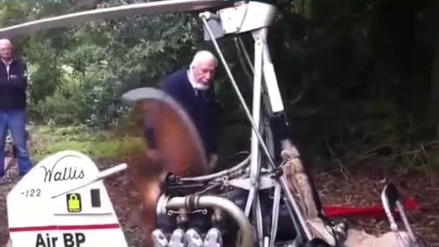 Grandpa flying a plane is great