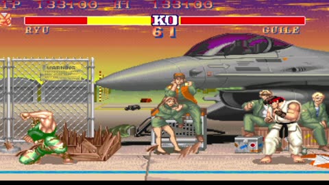 Ryu vs Guile